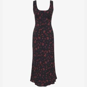 Rumored North Country Midi Dress in Spanish Poppy